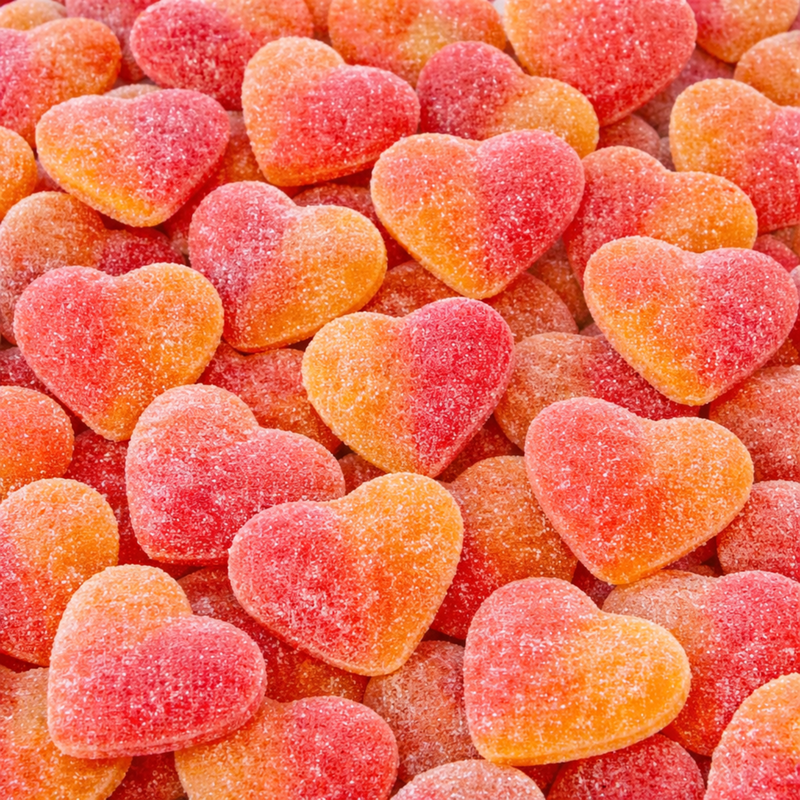 Corações de Pêssego